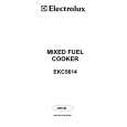 ELECTROLUX EKC5614 Instrukcja Obsługi
