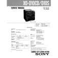 SONY X0D10CD Service Manual