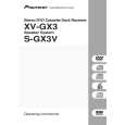 PIONEER XV-GX3/DFLXJ Manual de Usuario