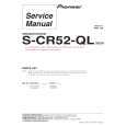 PIONEER S-CR52-QL/SXTW/EW5 Instrukcja Serwisowa