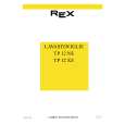 REX-ELECTROLUX TP12NE Owners Manual