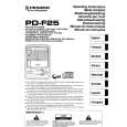PIONEER PDF25 Owners Manual