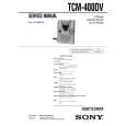 SONY TCM400DV Service Manual