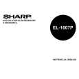 SHARP EL1607P Owners Manual