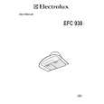 ELECTROLUX EFC938X Owners Manual