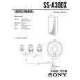 SONY SS-A30DX Manual de Servicio