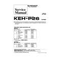 PIONEER KEHP26 Instrukcja Serwisowa