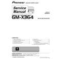 PIONEER GM-X364/XR/ES Service Manual