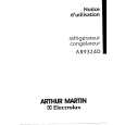 ARTHUR MARTIN ELECTROLUX AR9324D Owners Manual