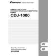 PIONEER CDJ-1000/TLBXJ Owners Manual