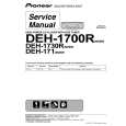 PIONEER DEH-171/XM/EW Service Manual