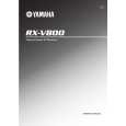 YAMAHA RX-V800 Owners Manual