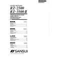 SANSUI RZ-2500 Owners Manual