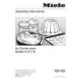 MIELE H217B Owners Manual