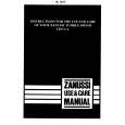 ZANUSSI TD61 Owners Manual