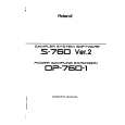 ROLAND S-760 V2 Owners Manual