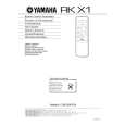 YAMAHA RKX1 Owners Manual