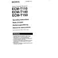 SONY ECM-T150 Owners Manual