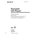 SONY D-E01 Owners Manual