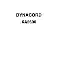 DYNACORD XA2600 Service Manual