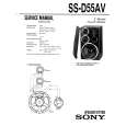SONY SS-D55AV Service Manual