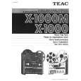 TEAC X1000M Owners Manual