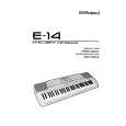 ROLAND E-14 Owners Manual