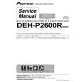 PIONEER DEH-P2600R/X1P/EW Instrukcja Serwisowa