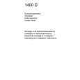 AEG 1400D-M Owners Manual