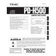 TEAC PD-H500 Owners Manual