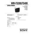 SONY WM-FS400 Instrukcja Serwisowa