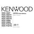 KENWOOD KDC-308A Owners Manual