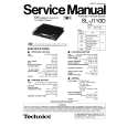 TECHNICS SL-J110D Manual de Servicio