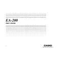 CASIO EA200 Owners Manual