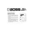 BOSS TM-3 Owners Manual