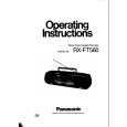 PANASONIC RX-FT560 Instrukcja Obsługi
