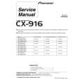 PIONEER CX916 Instrukcja Serwisowa