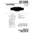 SONY ICF-C503L Manual de Servicio
