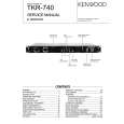 KENWOOD TKR740 Instrukcja Serwisowa