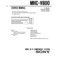 SONY MHC-V800 Service Manual