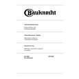 BAUKNECHT ER2482WS Owners Manual