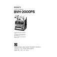 SONY BVH-2000PS VOLUME 3 Instrukcja Serwisowa