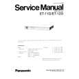 PANASONIC ET12G Service Manual
