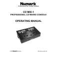 NUMARK CD MIX-1 Owners Manual