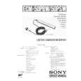 SONY ECM-50PSW Service Manual