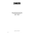 ZANUSSI ZU7155 Owners Manual
