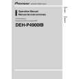 PIONEER DEH-P4900IB Manual de Usuario