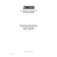 ZANUSSI ZEL160W Owners Manual