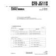 SONY CFD-J511S Instrukcja Serwisowa