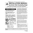 WHIRLPOOL MGR4411BDW Manual de Instalación